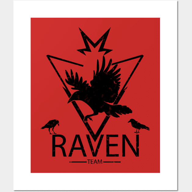 Raven Team Wall Art by AVEandLIA